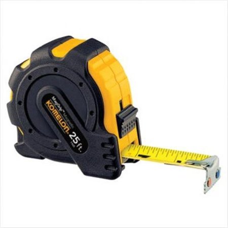 TOOL TIME CORPORATION 1 Inchx25' Mag Grip Magnetichook Tape Measure TO112013
